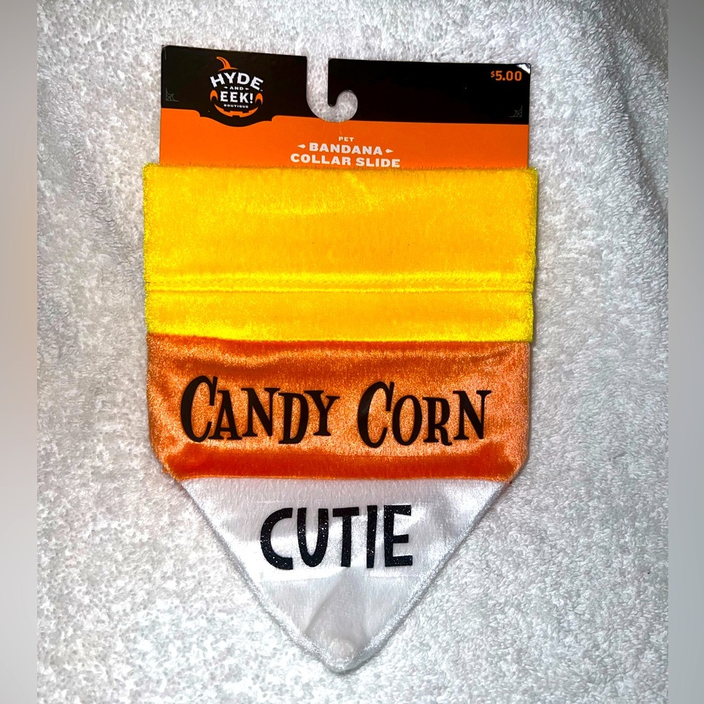 Candy Corn Pet Bandana